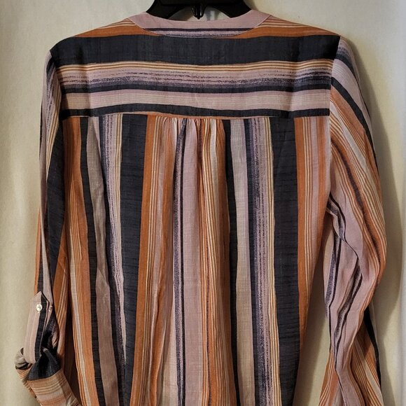 HOPE & HARLOW TIE FRONT BLOUSE SIZE SMALL - Picture 4 of 7